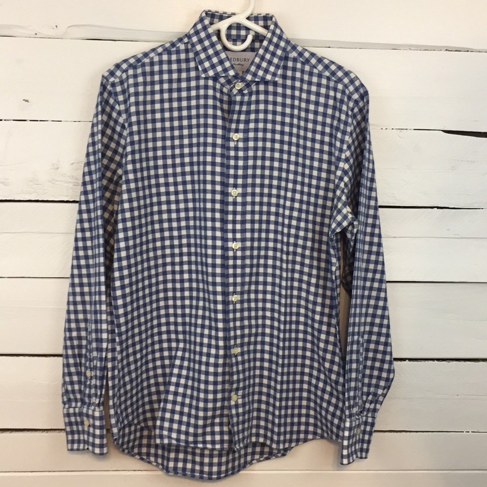 Ledbury Checkered Button Down Shirt Size L